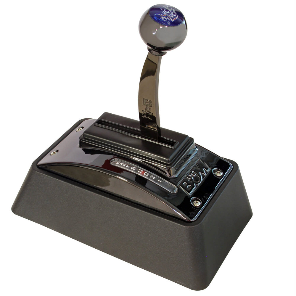 B And M Automotive Quick Silver 81683 4-Speed Automatic Shifter for Console Mounting in Black