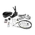 B and M Automotive 81706 Classic Pro Stick Shifter for Automatic Transmissions, Floor Mount, Forward and Reverse Pattern, 5 ft Cable, Black Finish