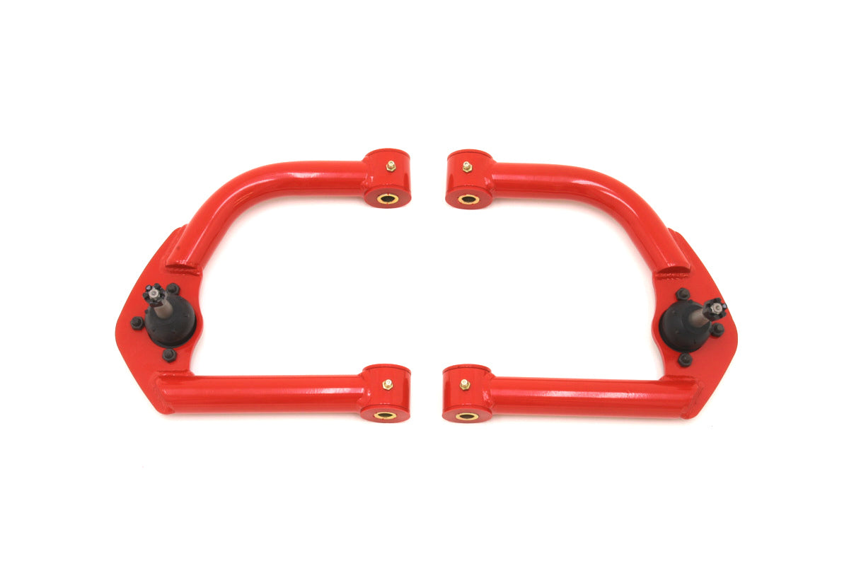 BMR Suspension AA001R Upper Control Arm for GM F-Body 1993-2002 with Tubular Design and Red Powder Coat Finish