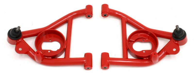 BMR Suspension AA011R Lower Control Arm for GM G-Body 1978-87 with Polyurethane Bushings, Steel, Red Powder Coat