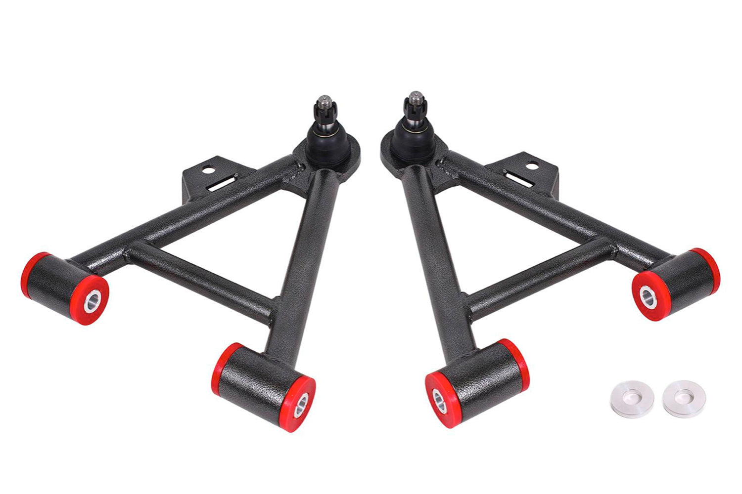 BMR Suspension AA035H Non-Adjustable Lower A-Arms with Poly Bushings for Ford Mustang 1979-1993