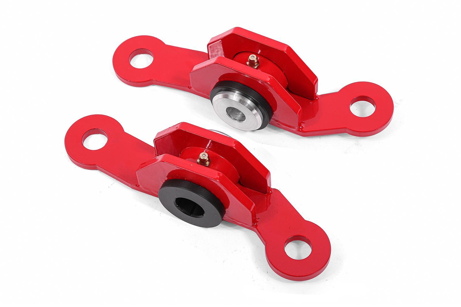 BMR Suspension BK039R Trailing Arm Bushing Kit for 2010-2015 Chevrolet Camaro, Front, Steel and Plastic, Red Finish