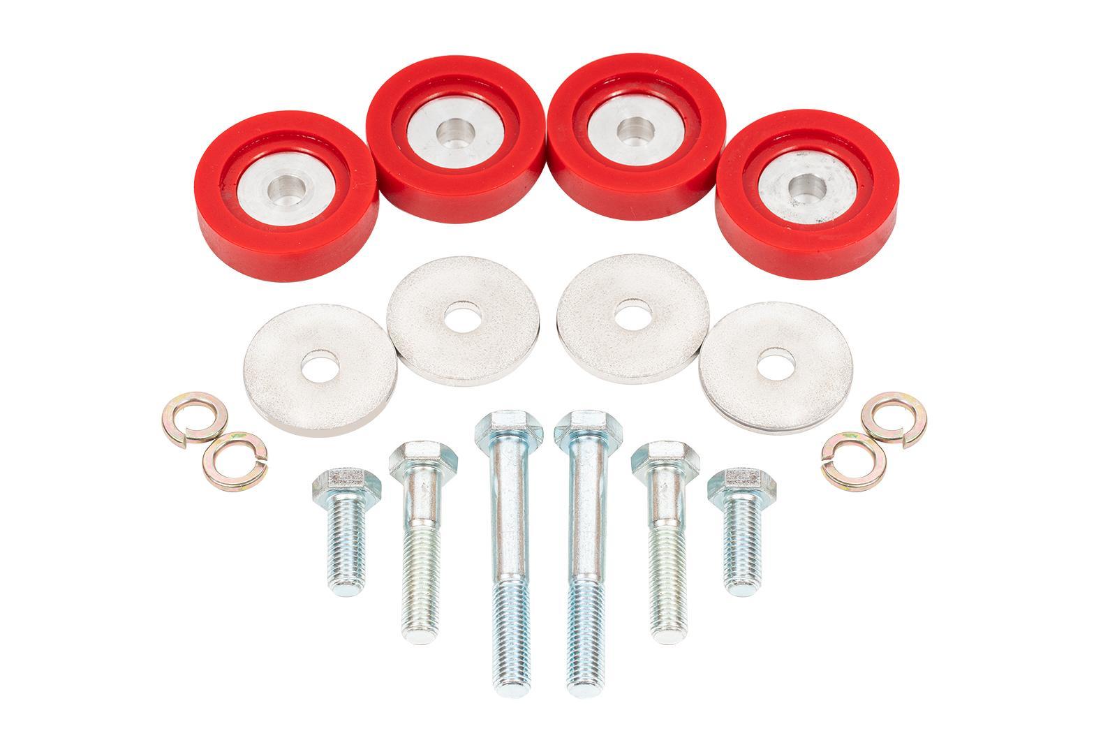 BMR Suspension BK051 Differential Housing Bushing Kit with Polyurethane Lockout for Ford Mustang 2015-2023