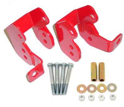 BMR Suspension CAB002R Control Arm Relocation Bracket for GM F-Body 1982-2002, Steel, Red Powder Coat