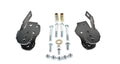 BMR Suspension Control Arm Bracket for Ford Mustang 2005-2014, Lower Relocation, Steel, Black Powder Coat, Kit