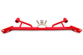 BMR Suspension CB006R Front Subframe Chassis Brace for Ford Mustang 2015-2023, 4-Point, Tubular Steel, Red Powder Coat