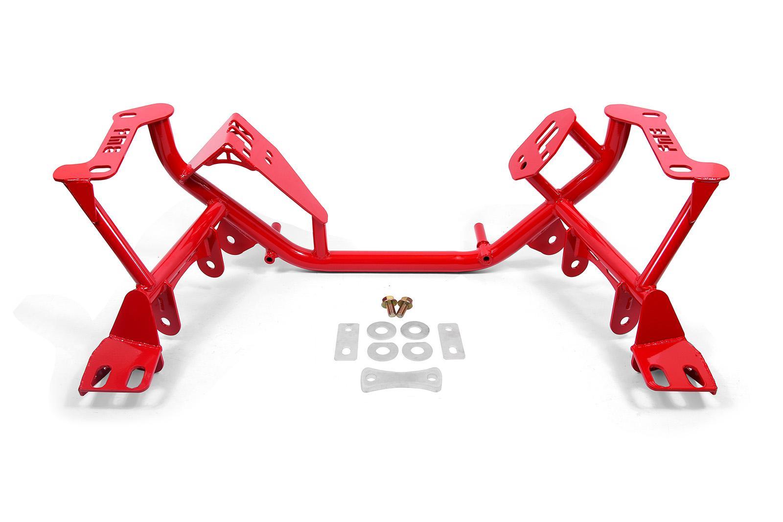 BMR Suspension KM731R K-Member Coil Over for 1979-1995 Ford Mustang in Red Finish