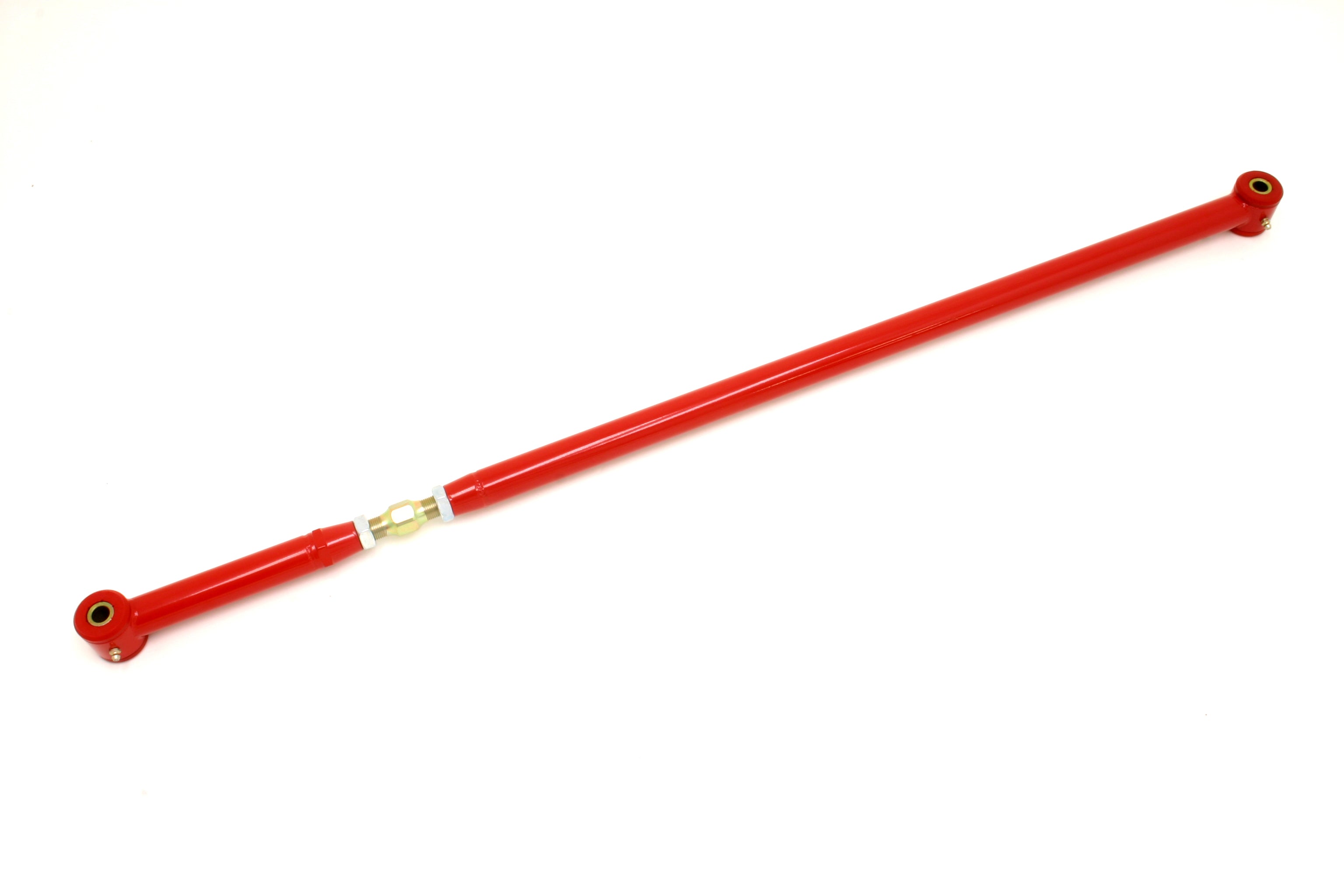 BMR Suspension PHR002R Adjustable Panhard Bar for GM F-Body 1982-2002 with Steel Construction and Red Powder Coat Finish