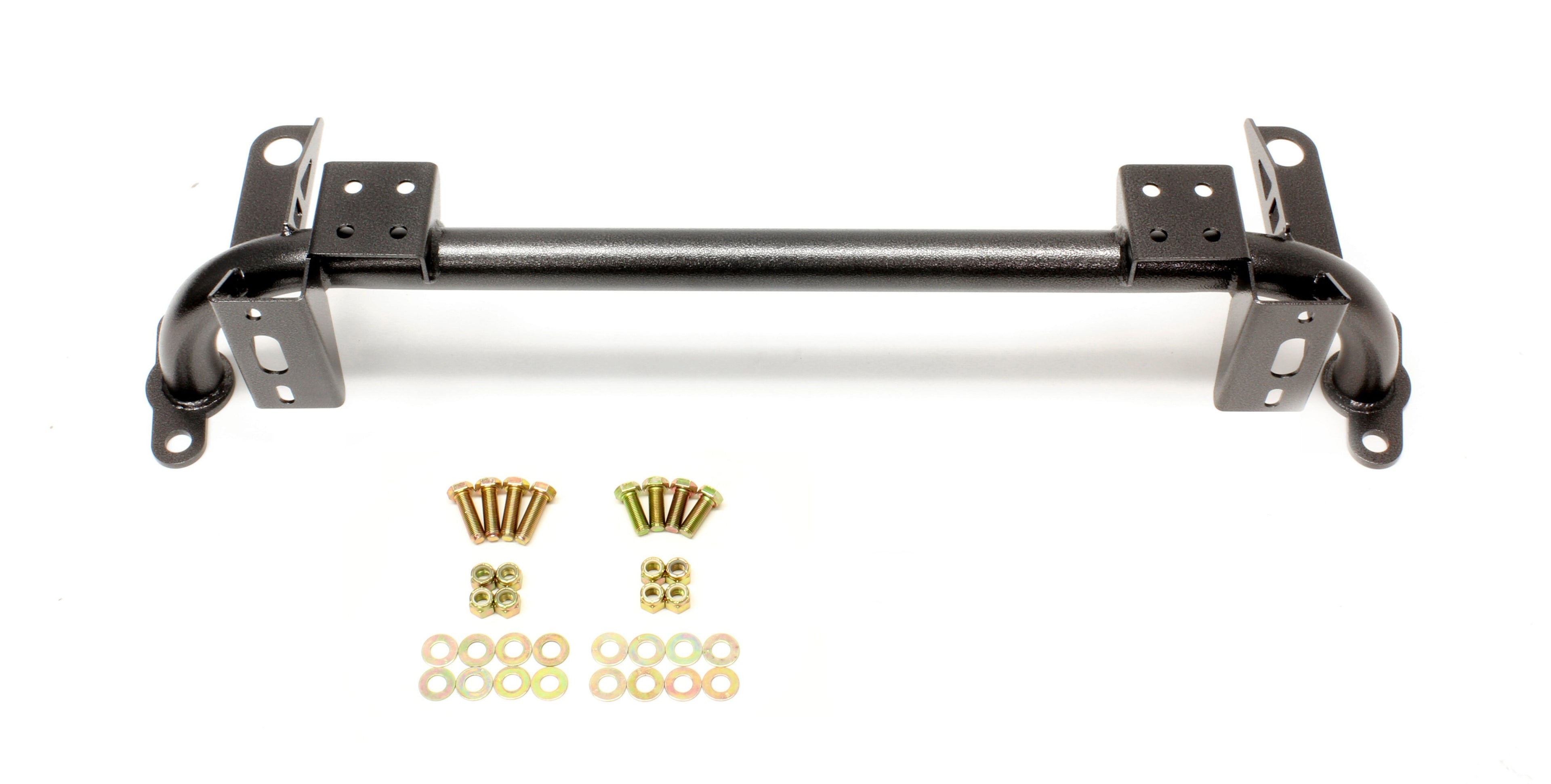 BMR Suspension RS003H Radiator Support Bar for Ford Mustang 2005-2014, Steel, Black Powder Coat