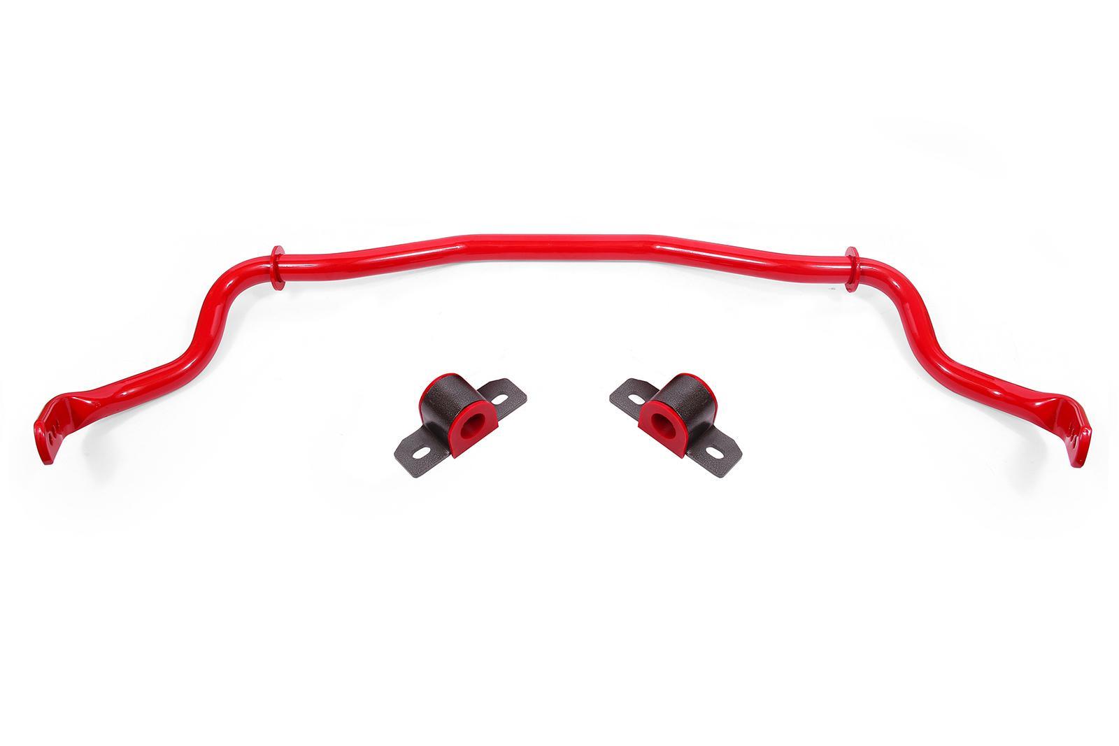 BMR Suspension SB044R Front Adjustable Sway Bar for Ford Mustang 2015-2026, 35mm Diameter, Red Powder Coat