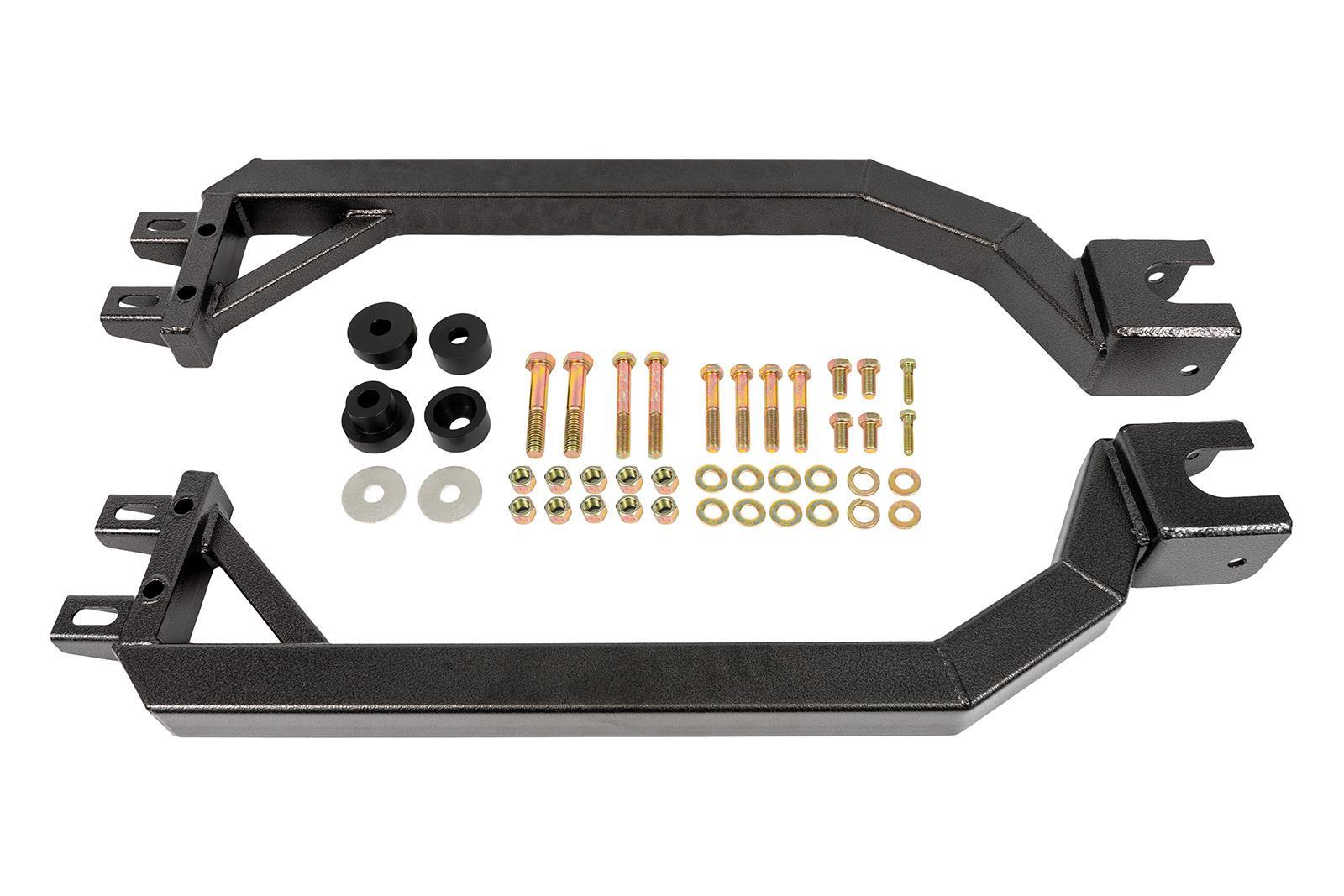 BMR Suspension SFC005H Subframe Connector for GM F-Body 1967-1969, Bolt-In Steel with Black Powder Coat Finish