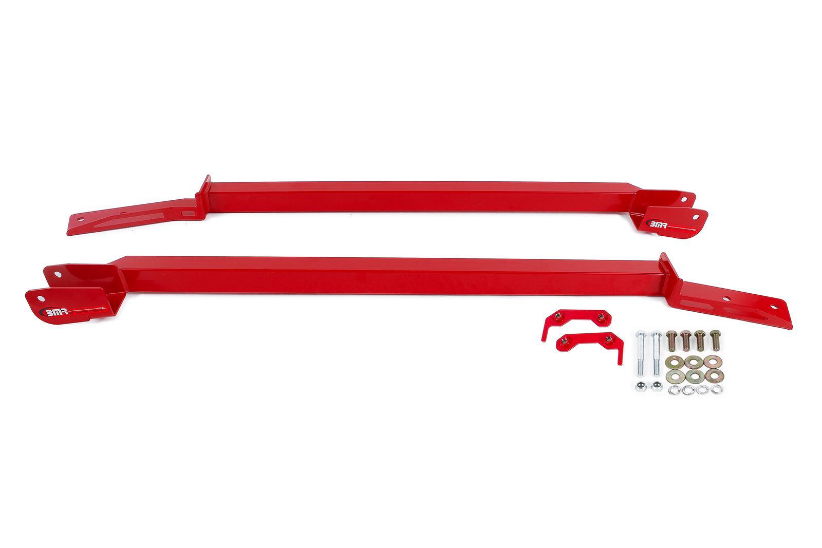 BMR Suspension SFC023R Subframe Connectors for GM F-Body 1993-2002, Steel, Red Powder Coat