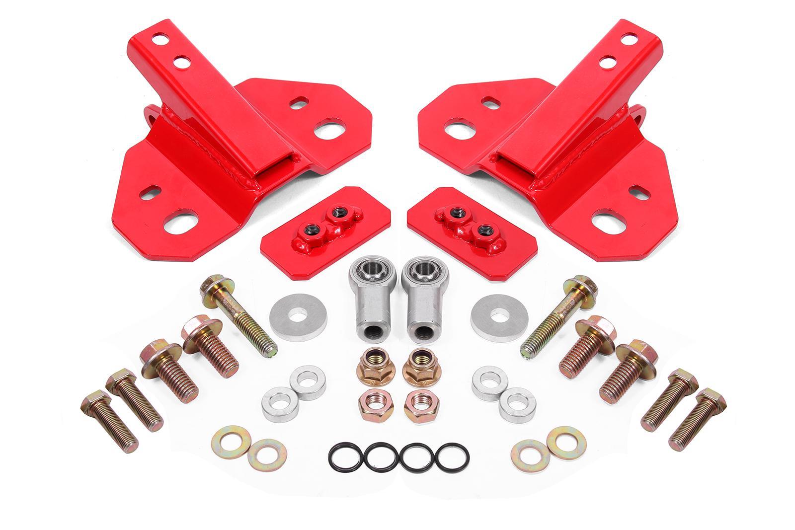 BMR Suspension SM760R Rear Steel Shock Mount for Ford Mustang 2015-2024