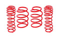 BMR Suspension SP009R Lowering Springs Kit for Ford Mustang 2005-2014, 1.5 Inch Drop, Steel, Red Powder Coat