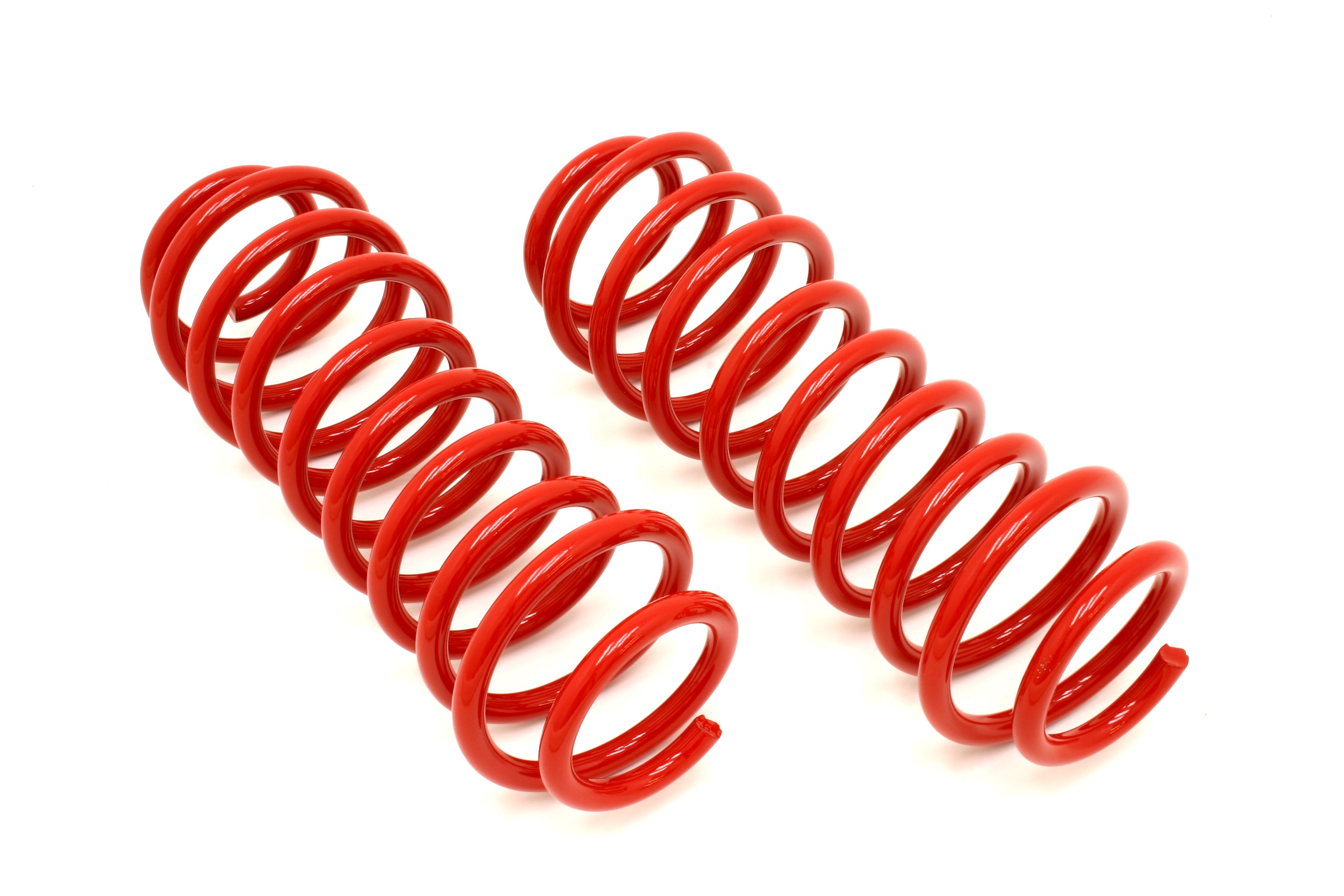 BMR Suspension SP012R Lowering Springs Kit for Ford Mustang 2005-2014, 1.5 Inch Drop, Rear Steel with Red Powder Coat