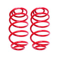 BMR Suspension SP014R Rear Lowering Springs for GM A-Body 1967-1972, 1 Inch Drop, Steel, Red Powder Coat
