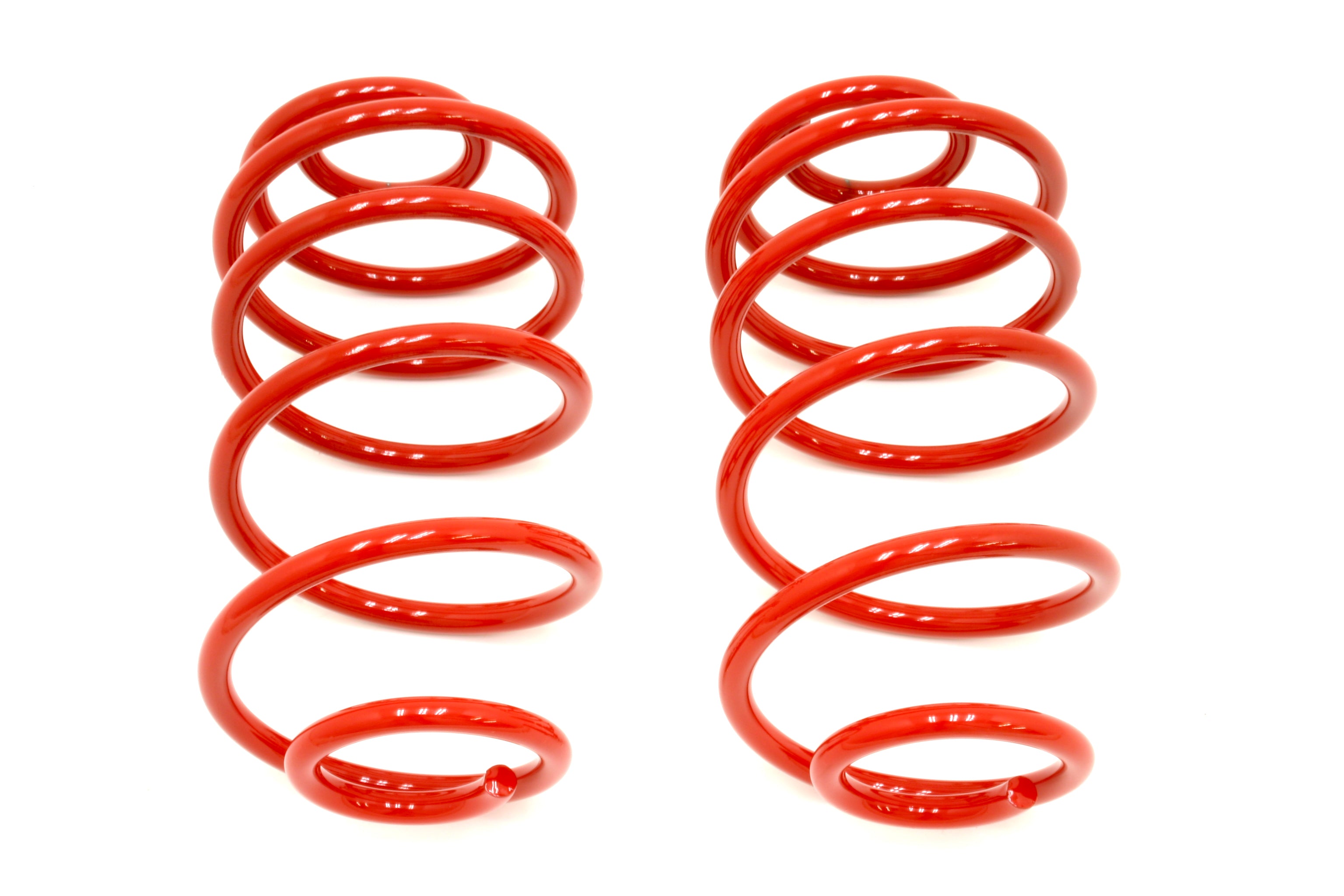 BMR Suspension SP015R Rear Lowering Springs for GM A-Body 1967-1972, 2 Inch Drop, Steel, Red Powder Coat