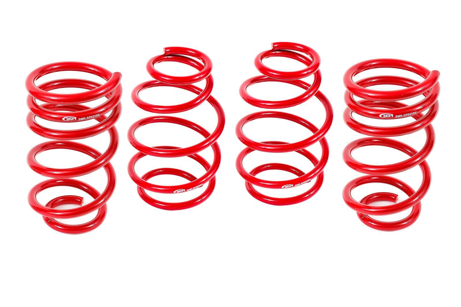 BMR Suspension SP019R Camaro Lowering Spring Kit 1 Inch Drop for Front and Rear