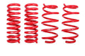 BMR Suspension SP110R Lowering Springs 4-Piece Set for Dodge Challenger and Charger, 1.5 Inch Front Drop, 1.25 Inch Rear Drop, Steel, Red Powder Coat