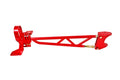 BMR Suspension TA012R Torque Arm for GM F-Body 1993-2002, Tubular, Adjustable with Polyurethane Bushings, Steel Construction, Red Powder Coat Finish