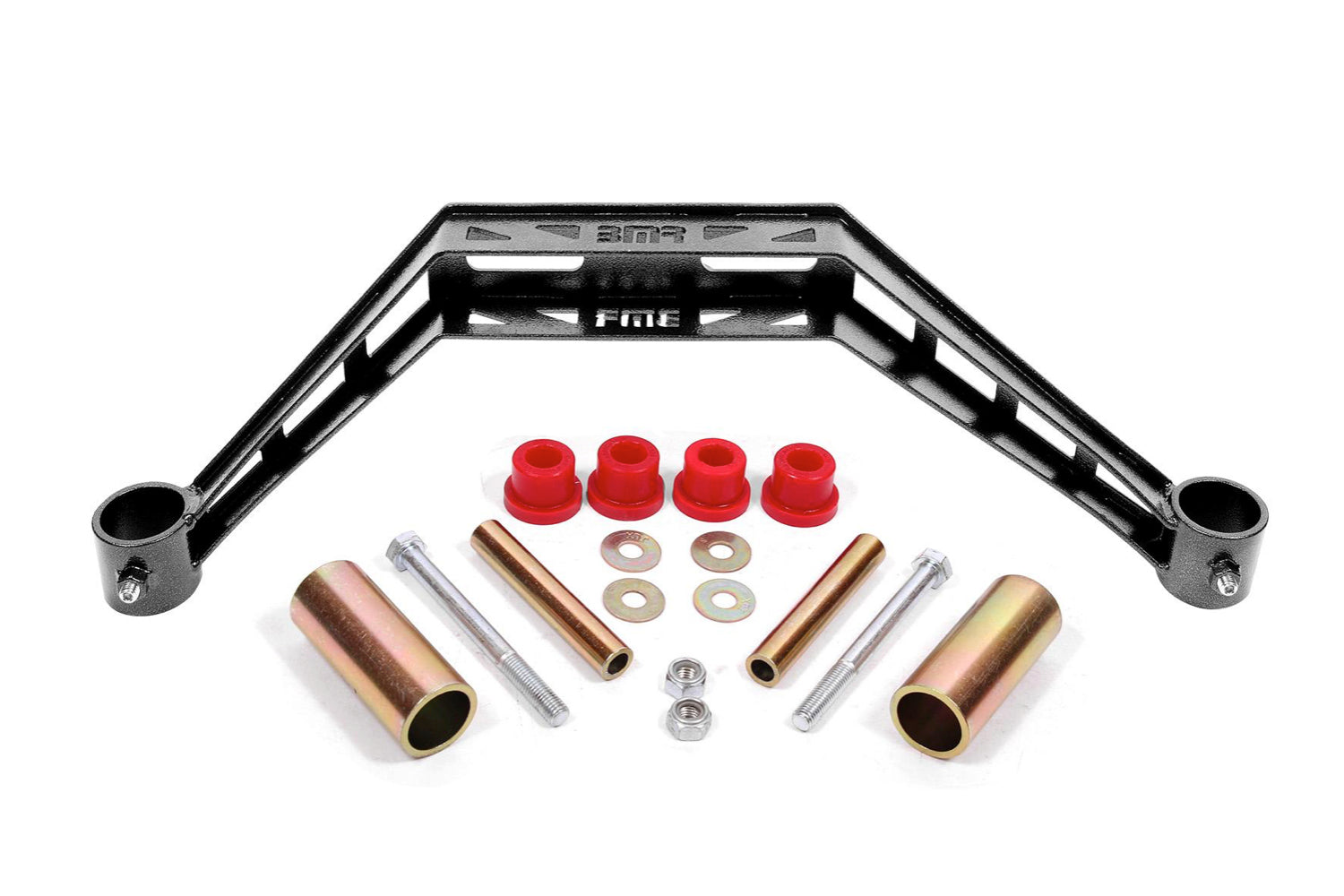 BMR Suspension Transmission Crossmember TC731H for Ford Mustang 1979-1993, Steel, Black Powder Coat