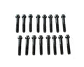 Brian Tooley Racing TK/BOLTS02-16 Rocker Arm Trunnion 12-Point Bolt Kit, 8 mm x 1.25 Thread, 1.77 Inches Long, Steel, Black Oxide Finish, Set of 16