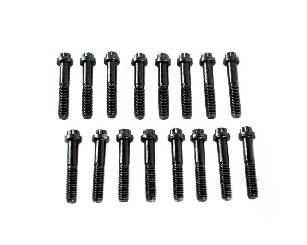 Brian Tooley Racing TK/BOLTS02-16 Rocker Arm Trunnion 12-Point Bolt Kit, 8 mm x 1.25 Thread, 1.77 Inches Long, Steel, Black Oxide Finish, Set of 16