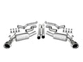 Borla 140356 ATAK Cat-Back Exhaust System for Chevrolet Camaro 2010-2013 with 2.5 Inch Diameter and Dual Rear Exit