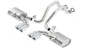 Borla 140428 ATAK Cat-Back Exhaust System for Chevy Corvette 1997-2004 with 2.5 Inch Diameter and Dual Center Exit
