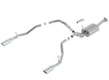 Borla 140753 ATAK Cat-Back Exhaust System for Dodge Ram 1500 with 3 Inch Diameter Dual Rear Exit and 5 Inch Polished Tips