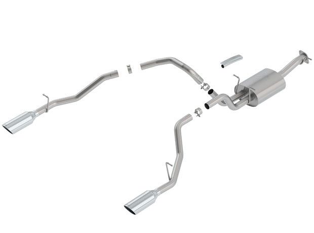 Borla 140753 ATAK Cat-Back Exhaust System for Dodge Ram 1500 with 3 Inch Diameter Dual Rear Exit and 5 Inch Polished Tips