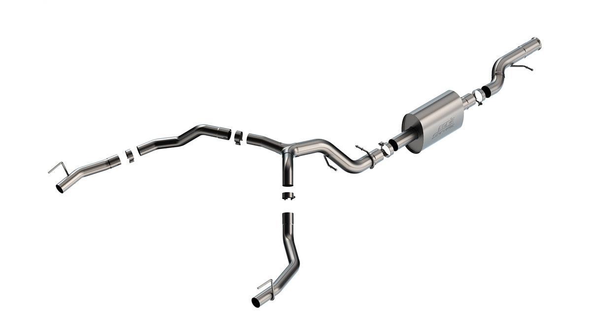 Borla 140890 S-Type Cat-Back Exhaust System for 2021-2022 GM Escalade 6.2L, 3.5-Inch Diameter, Stainless Steel