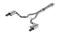 Borla 140961BC ATAK Cat-Back Exhaust System for Ford Mustang 2024 5.0L with 2.5 Inch Diameter and Black Polished Tips