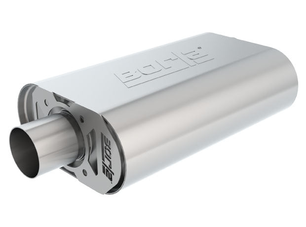Borla CrateMuffler GM 350/383/406 3-Inch Inlet and Outlet S-Type Stainless Steel Exhaust Muffler