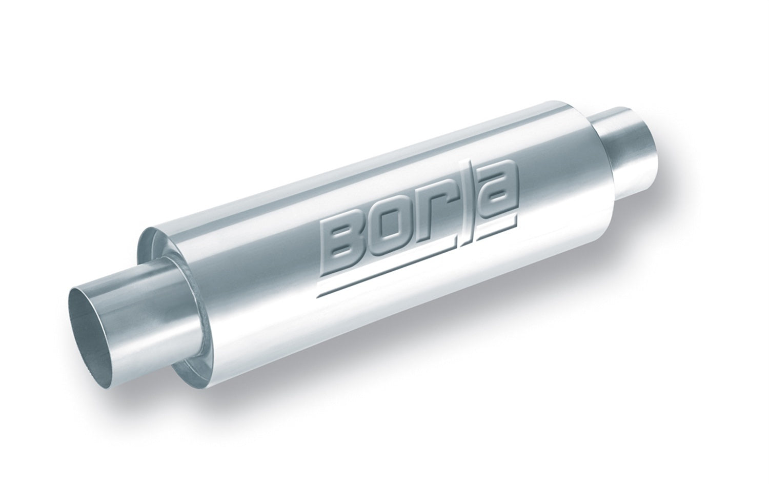 Borla Part 40085 Sportsman XR-1 Round Muffler with 3 Inch Inlet and Outlet, 15 Inch Length