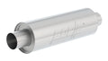 Borla XR-1 Sportsman Muffler Part Number 401392 with 2.5 Inch Inlet and Outlet, 15-Inch Round Body, Stainless Steel