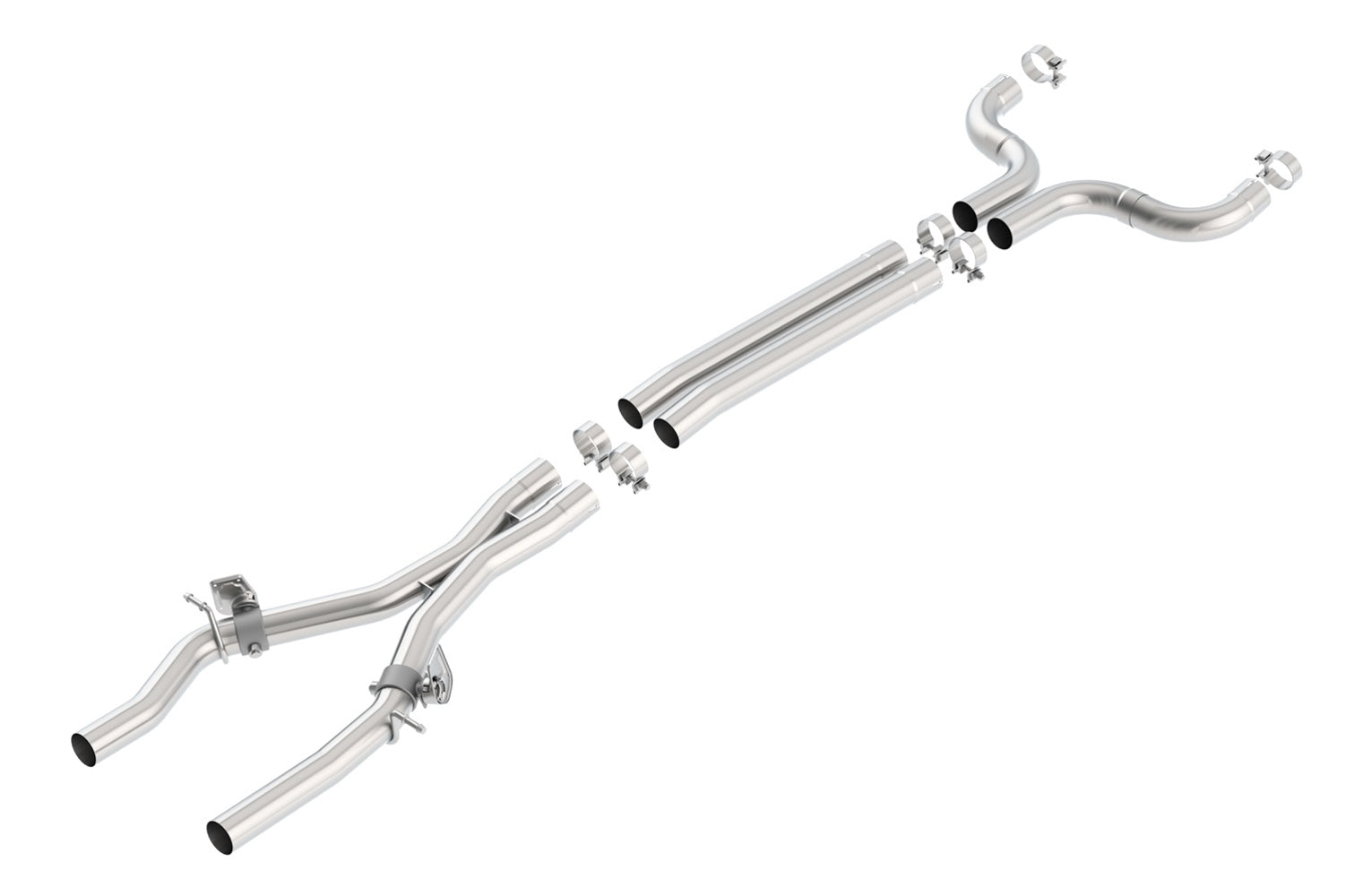 Borla Exhaust X-Pipe for Chevrolet Camaro 2016-2023 2.75-Inch Diameter Stainless Steel