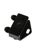 Bowler Performance Transmissions 2410002 Ford 6R80E Transmission Cooler Line Fitting, 90 Degree, 8 AN Male, Aluminum, Black Anodized