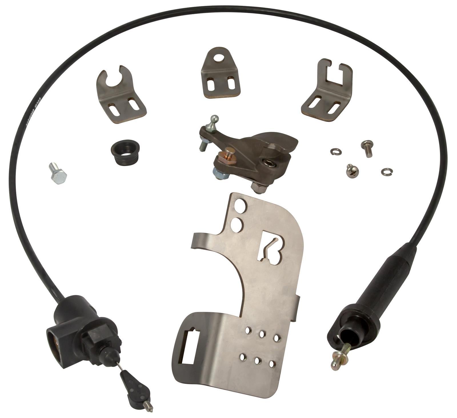 Bowler Performance Transmissions BOW5011000 Edelbrock Tru-Shift Self-Adjusting Kickdown Cable for Carburetors and Automatic Transmissions