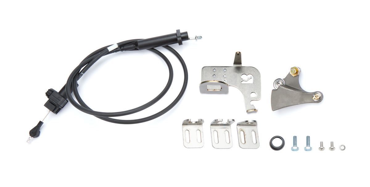 Bowler Performance Transmissions 5011002 Holley Tru-Shift System Self-Adjusting Kickdown Cable Kit for 200R4 and 700R4 Transmissions