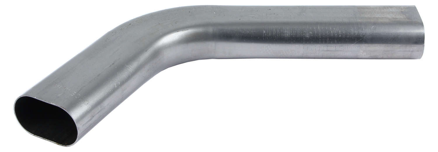 Boyce OSR3060 3-Inch 60 Degree Oval Exhaust Bend, Short Radius, Steel, Natural Finish