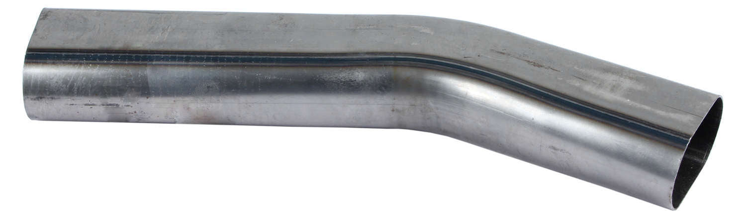 Boyce OSR3530 3.5 Inch 30 Degree Oval Exhaust Bend, Short Radius Steel, Natural Finish