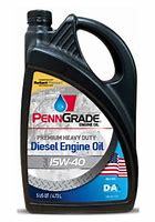 PennGrade Motor Oil BPO72100 15W40 Heavy Duty Diesel Semi-Synthetic 5 Quart Jug