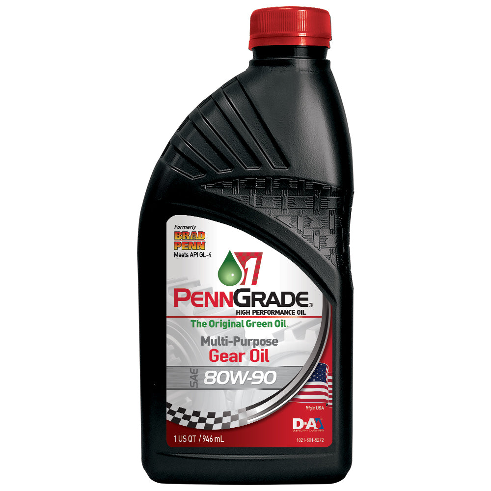 PennGrade Motor Oil BPO77296 80W90 Hypoid Gear Oil 1 Quart Conventional Gear Oil