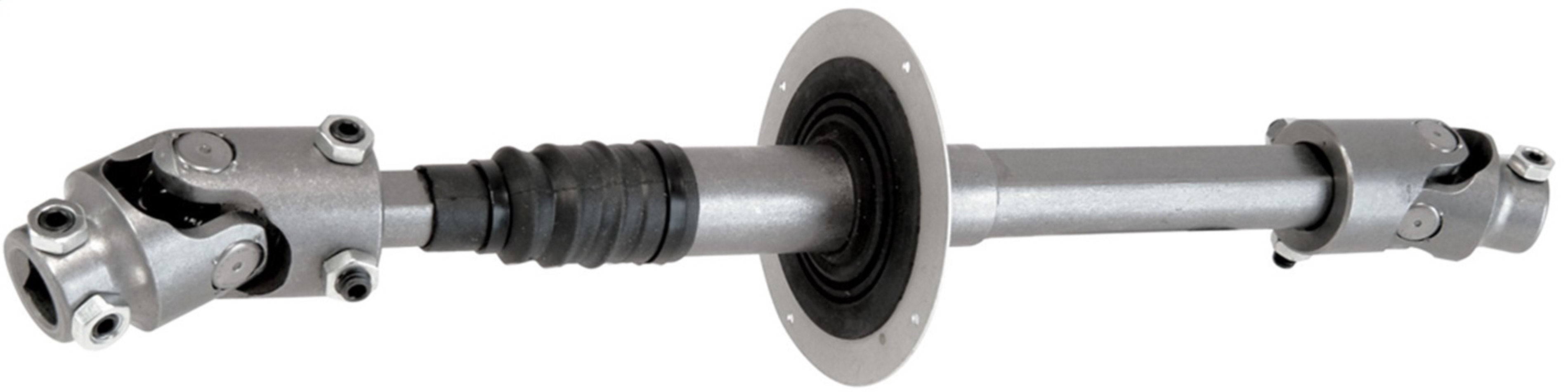 Borgeson 000873 Upper Steering Shaft for Jeep TJ 2001-2006, Telescoping Steel, Natural Finish
