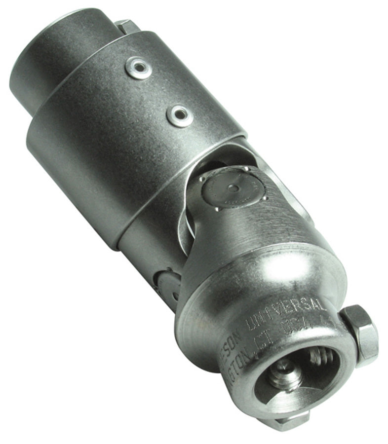 Borgeson 154952 Stainless Steel Steering Universal Joint with Vibration Damper, 1 in Double D to 3/4 in Double D