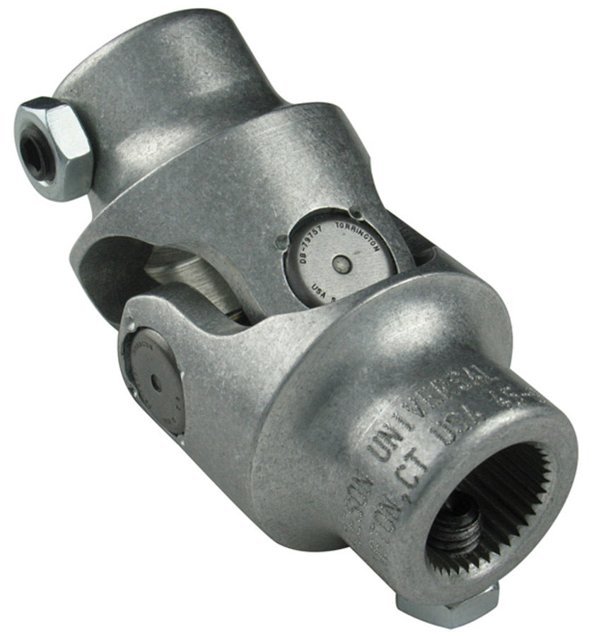 Borgeson 214349 Steering Universal Joint with 1 Inch 48 Spline to 3/4 Inch Double D Aluminum
