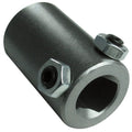 Borgeson 314900 Steering Shaft Coupler 3/4 Inch Double D to 3/4 Inch Smooth Weld-On Steel