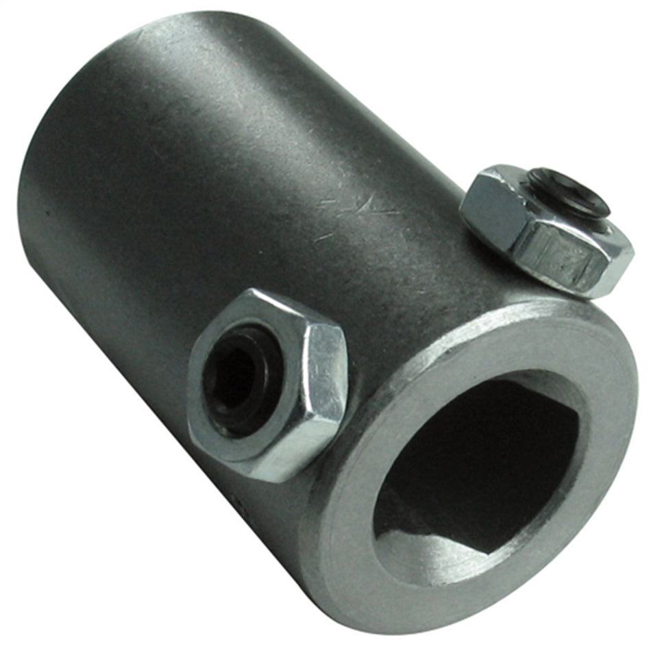 Borgeson 314900 Steering Shaft Coupler 3/4 Inch Double D to 3/4 Inch Smooth Weld-On Steel