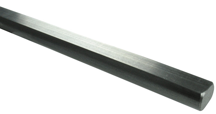 Borgeson 409436 Double D Steering Shaft, 36 Inch Length, 3/4 Inch Double D Steel, Natural Finish